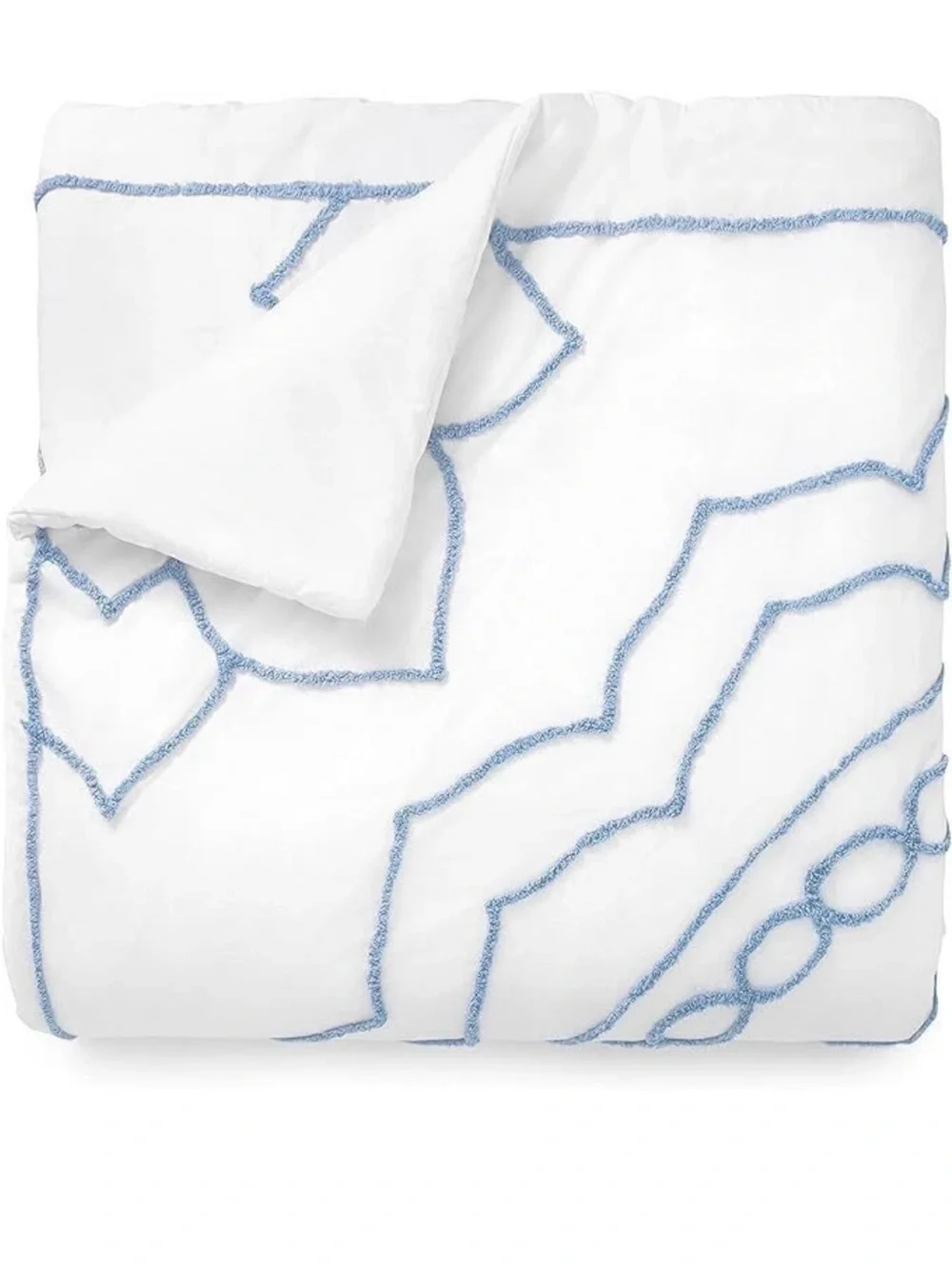 3 Pc Duvet Cover Set Martha Stewart 100% Cotton Luxurious Comforter Cover Queen